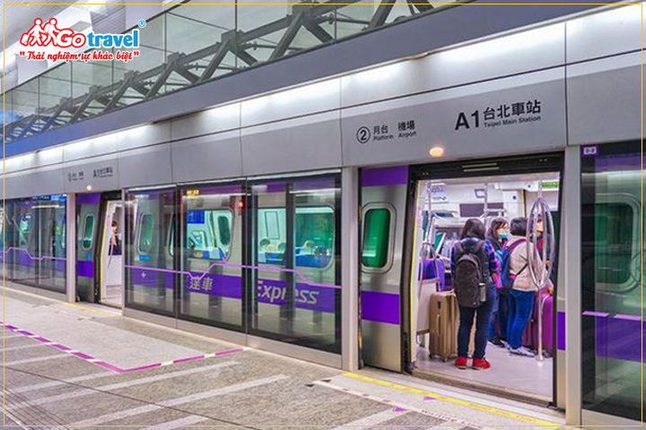 MRT là phương tiện di chuyển tuyệt vời tại Đài Loan